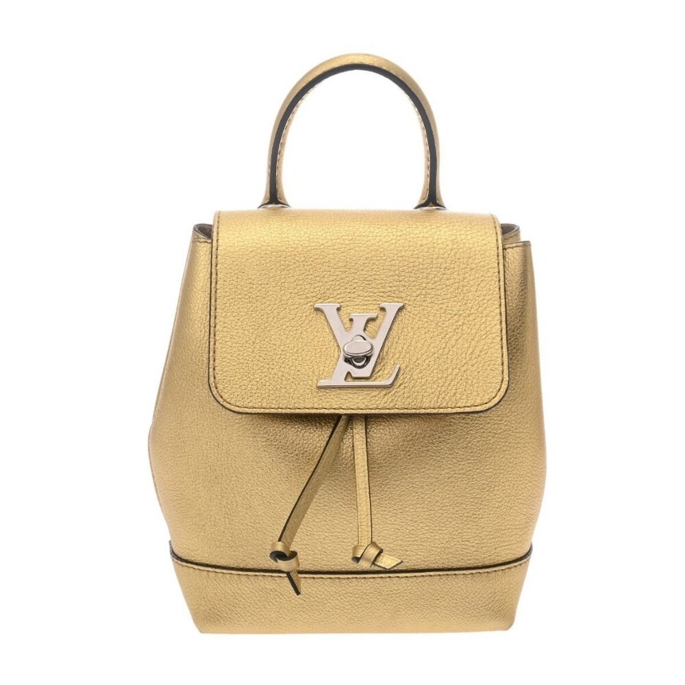 LOUIS VUITTON Lockme Backpack Mini Gold M54575 backpack 800000136771000
